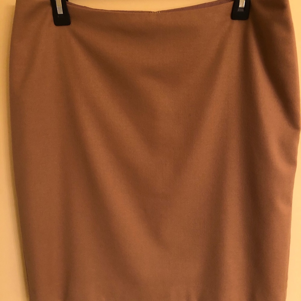 Talbots camel colored pencil skirt